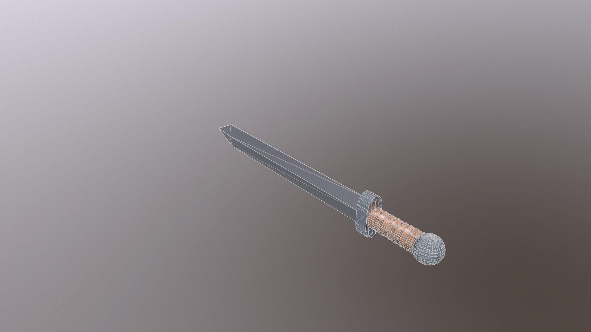 Roman Short Sword Gladius Free 3D model_7