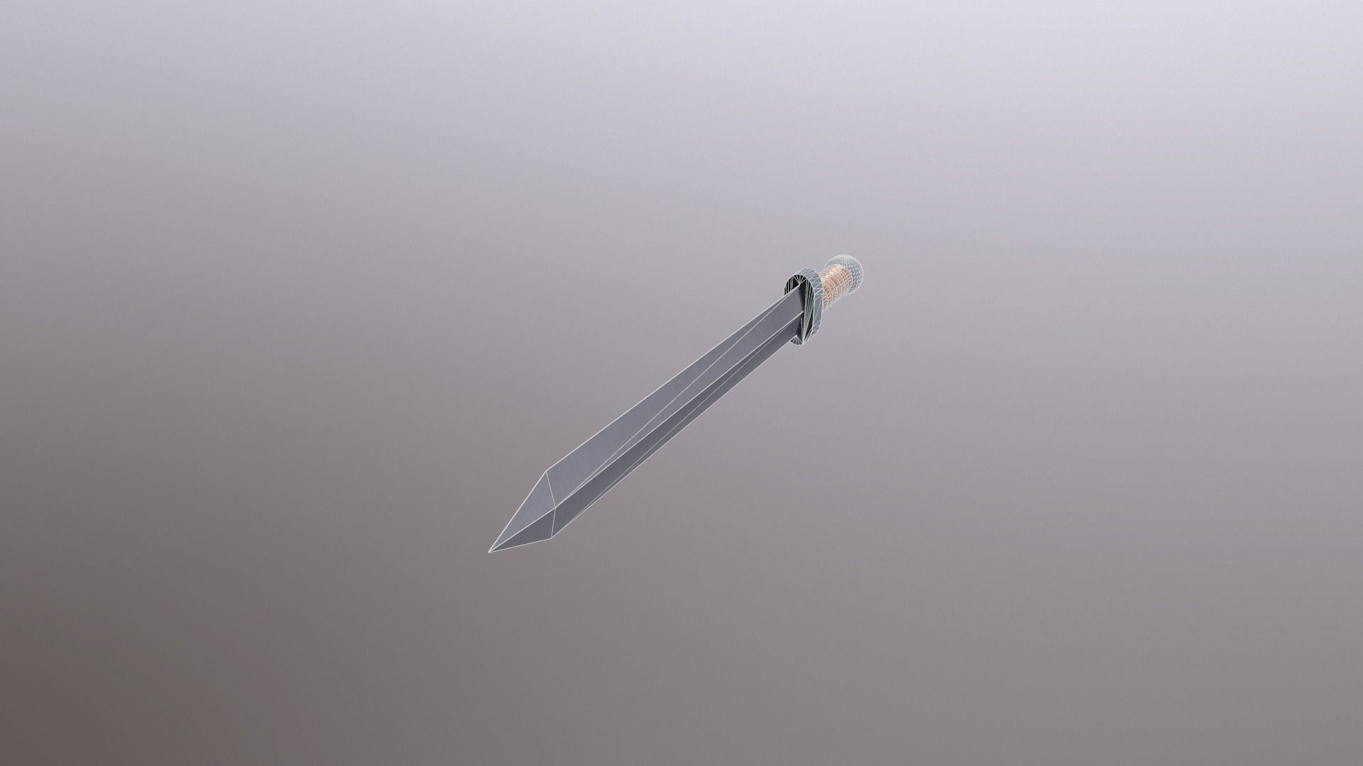 Roman Short Sword Gladius Free 3D model_5