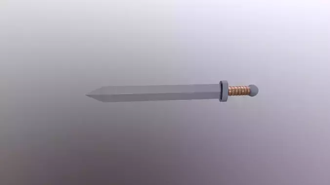 Roman Short Sword Gladius Free 3D model