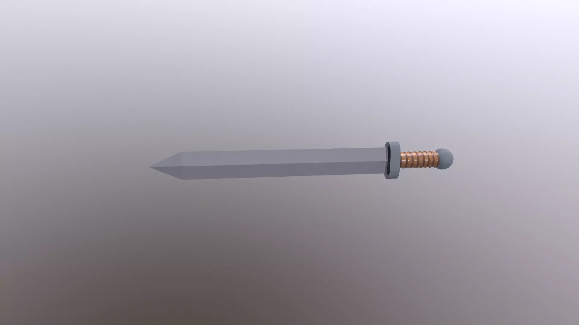 Roman Short Sword Gladius Free 3D model_0