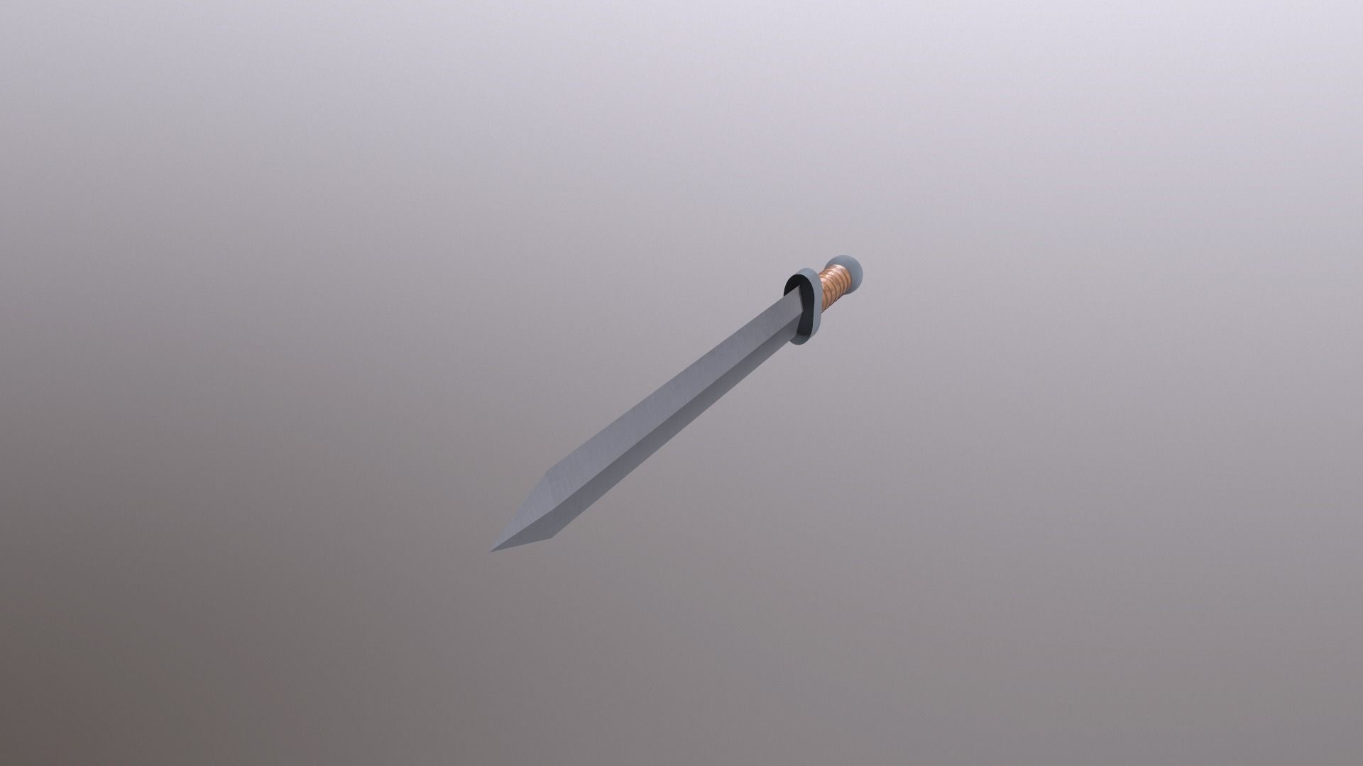 Roman Short Sword Gladius Free 3D model_4