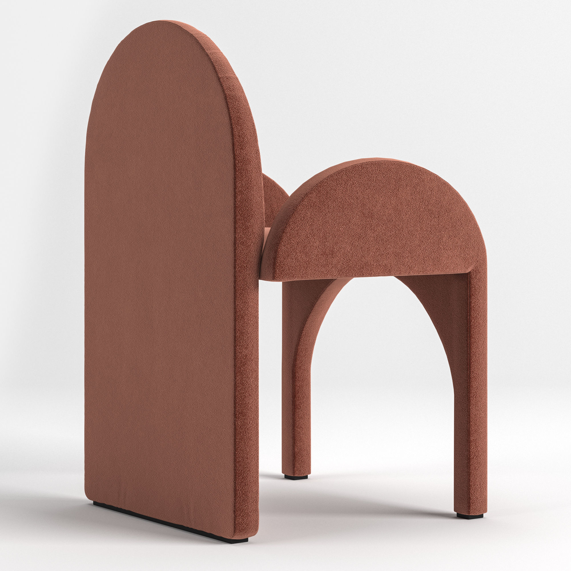 Paddle Table and Cuff arc armchair 3D model_4