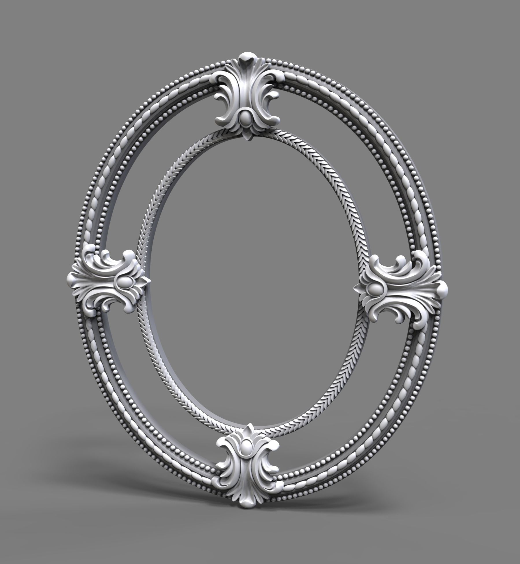 mirror frame 3D model_1