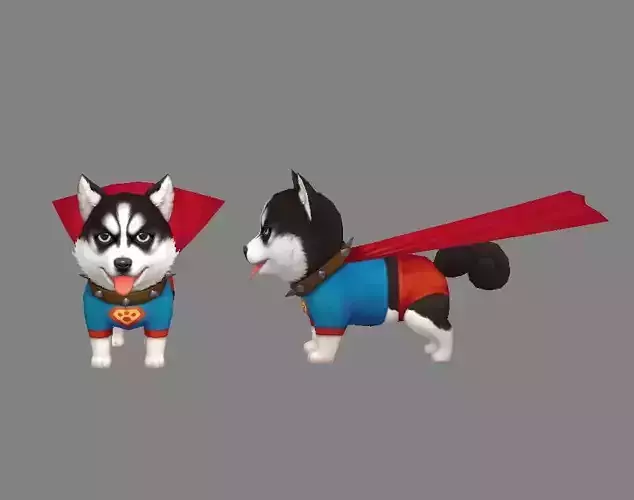Cartoon puppy - Super Dog