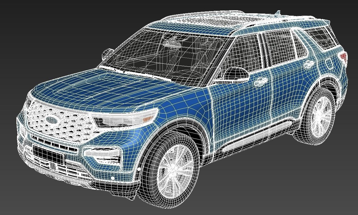 ford explorer 3d model