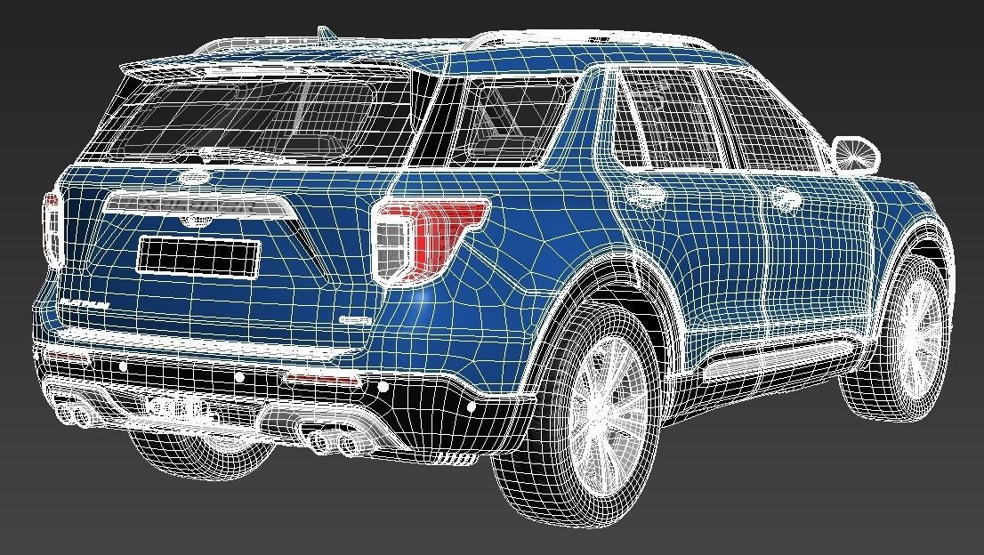 ford explorer 3d model