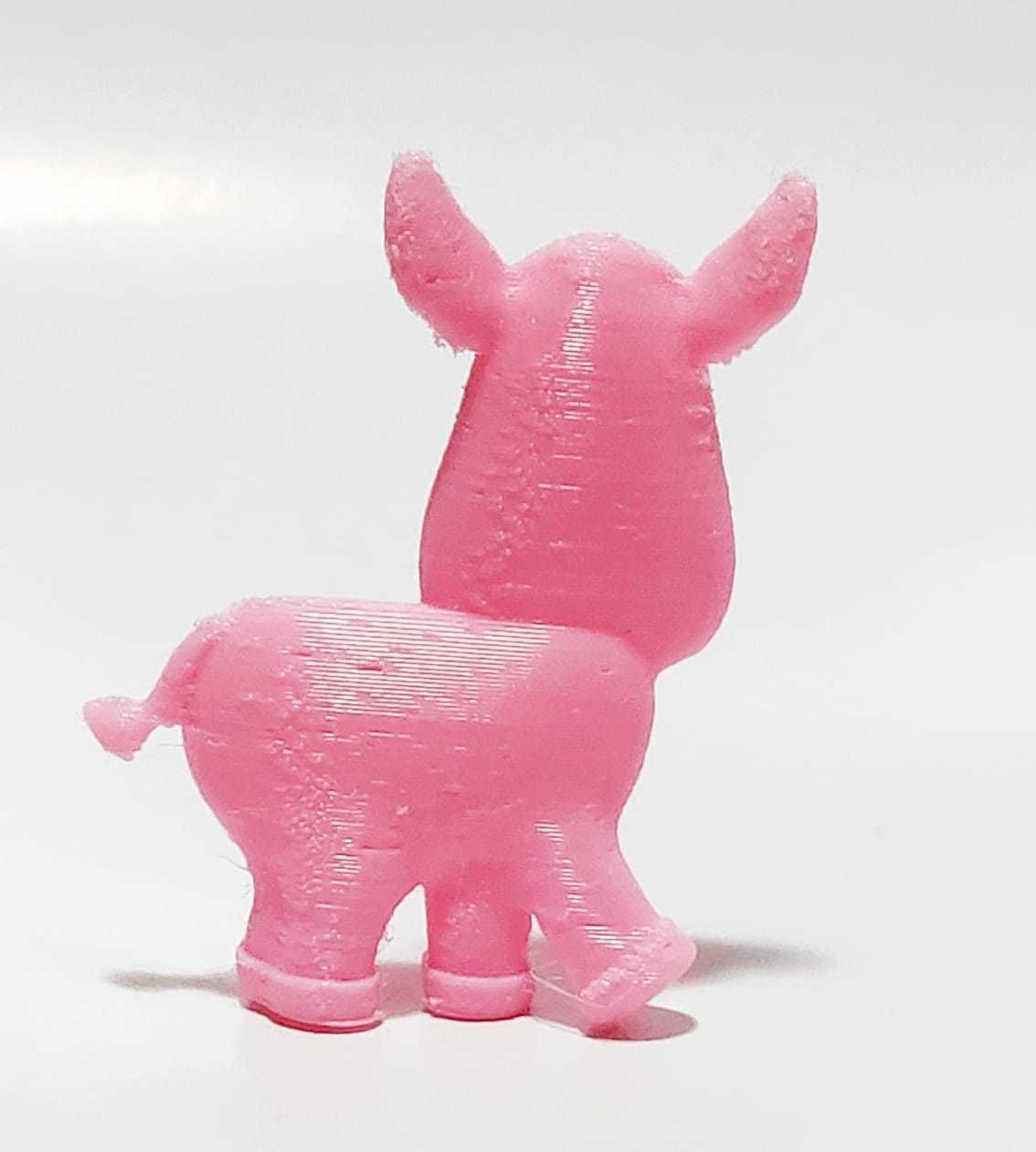 Donkey Flat 3D print model_5