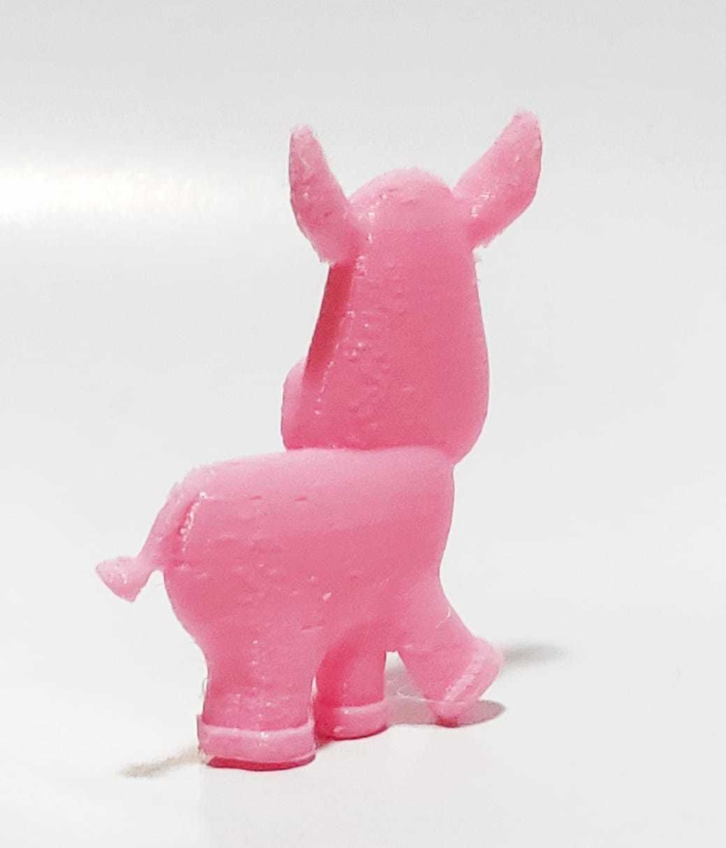 Donkey Flat 3D print model_10