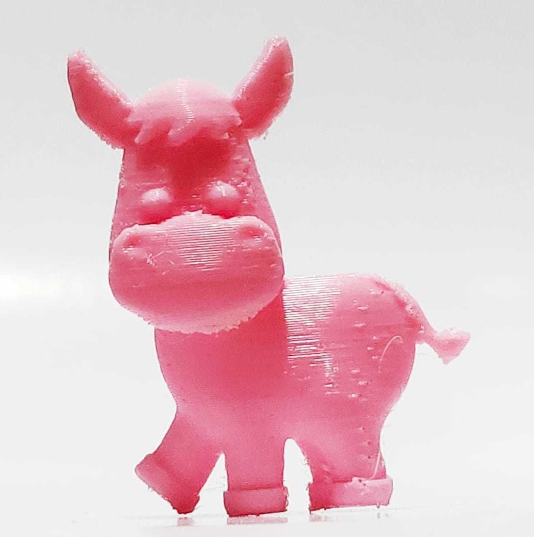 Donkey Flat 3D print model_3