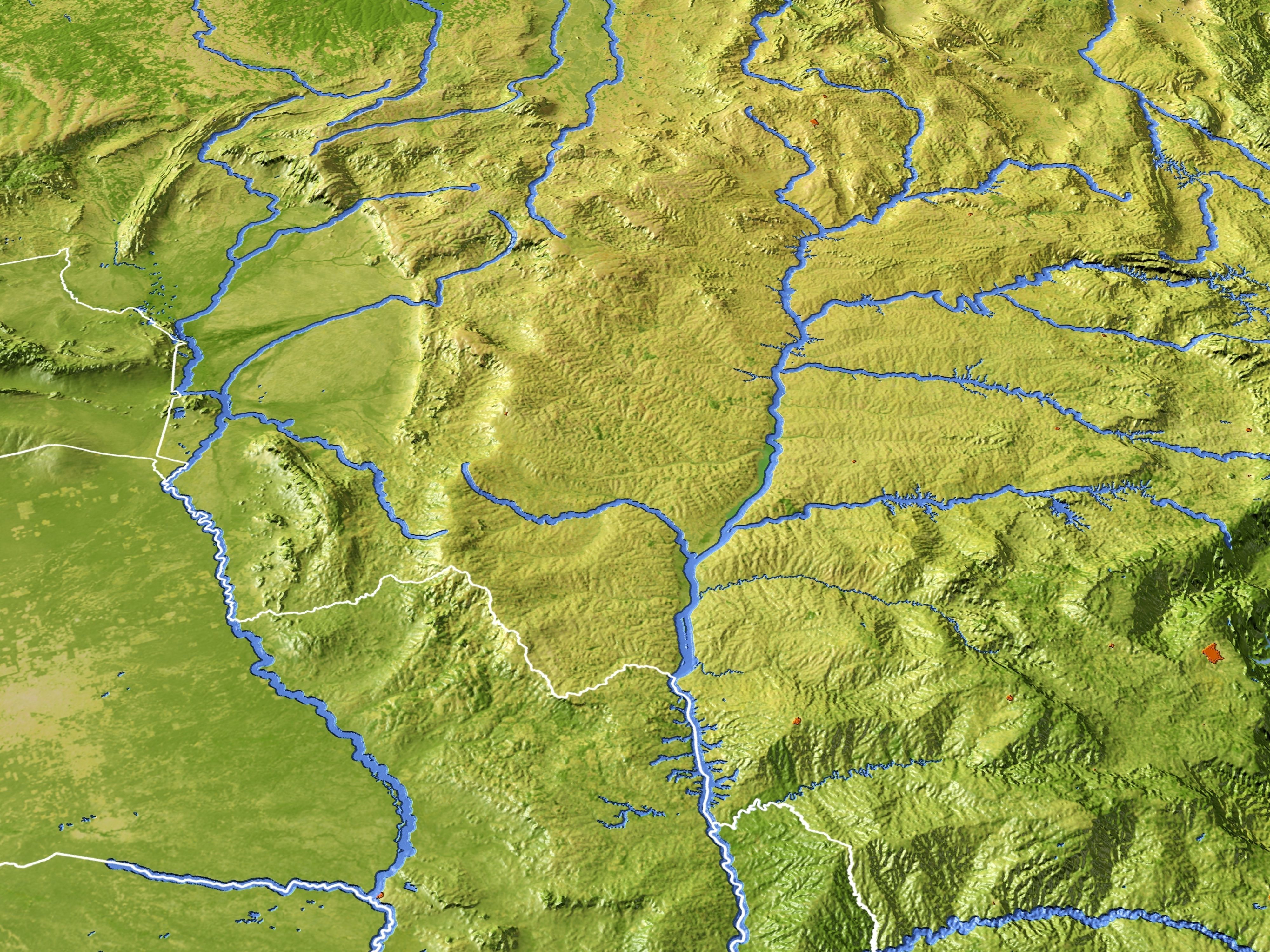 Brazil High resolution 3D relief maps 3D model_3