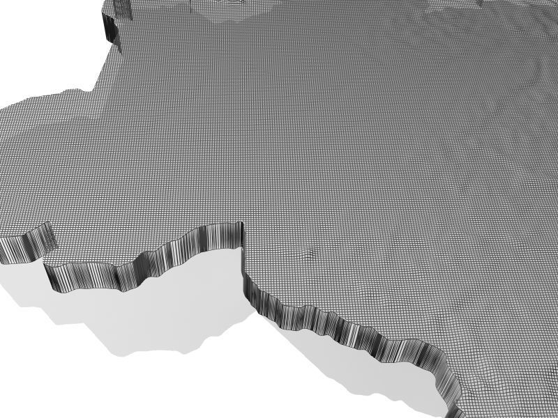 Brazil High resolution 3D relief maps 3D model_17