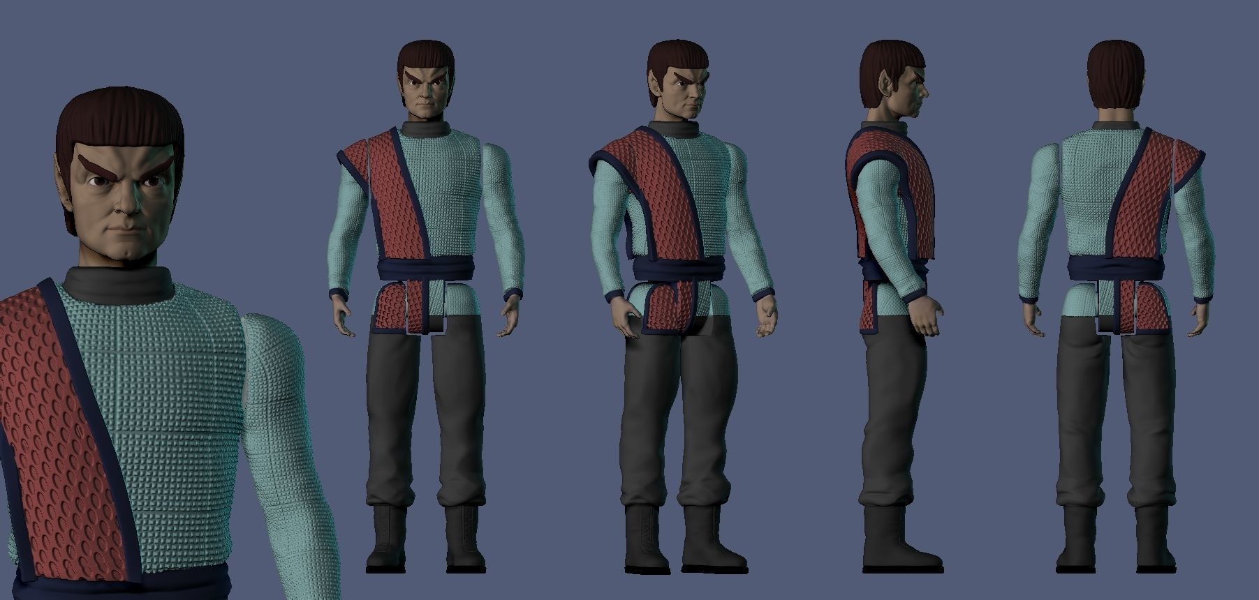 Star Trek Alidar Jarok - James Sloyan  3D print model_1