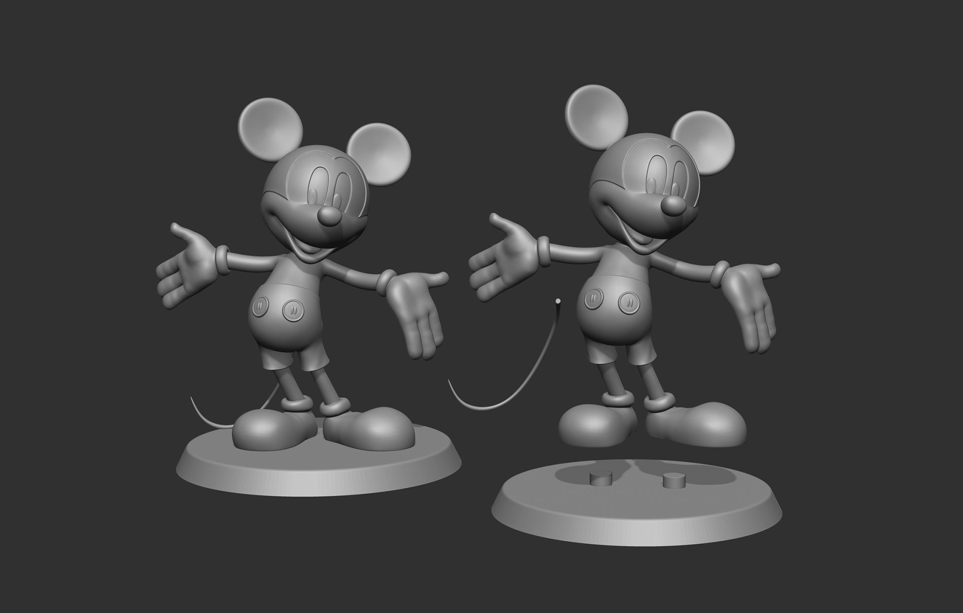 mickey mouse 3d print model 3D print model_3