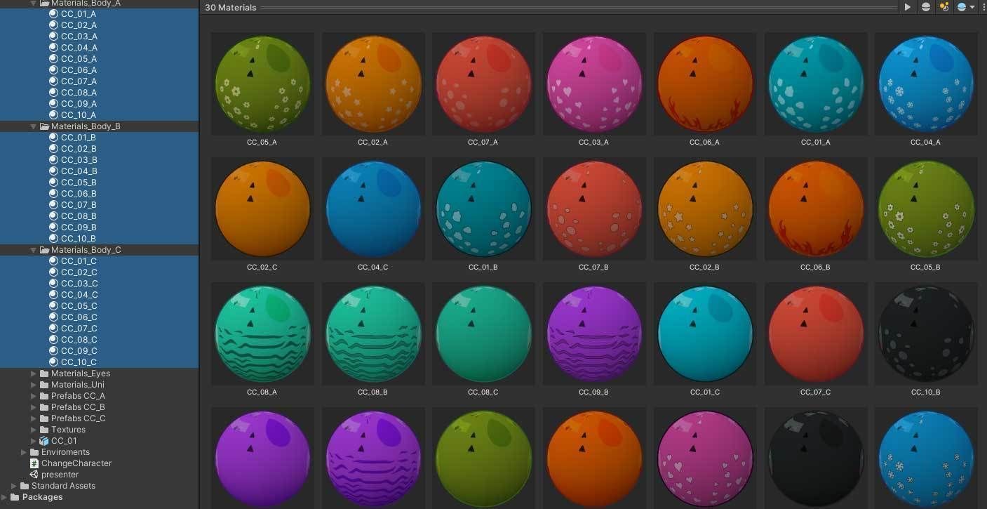 Cute Cartoon Cats Low-poly 3D model_3