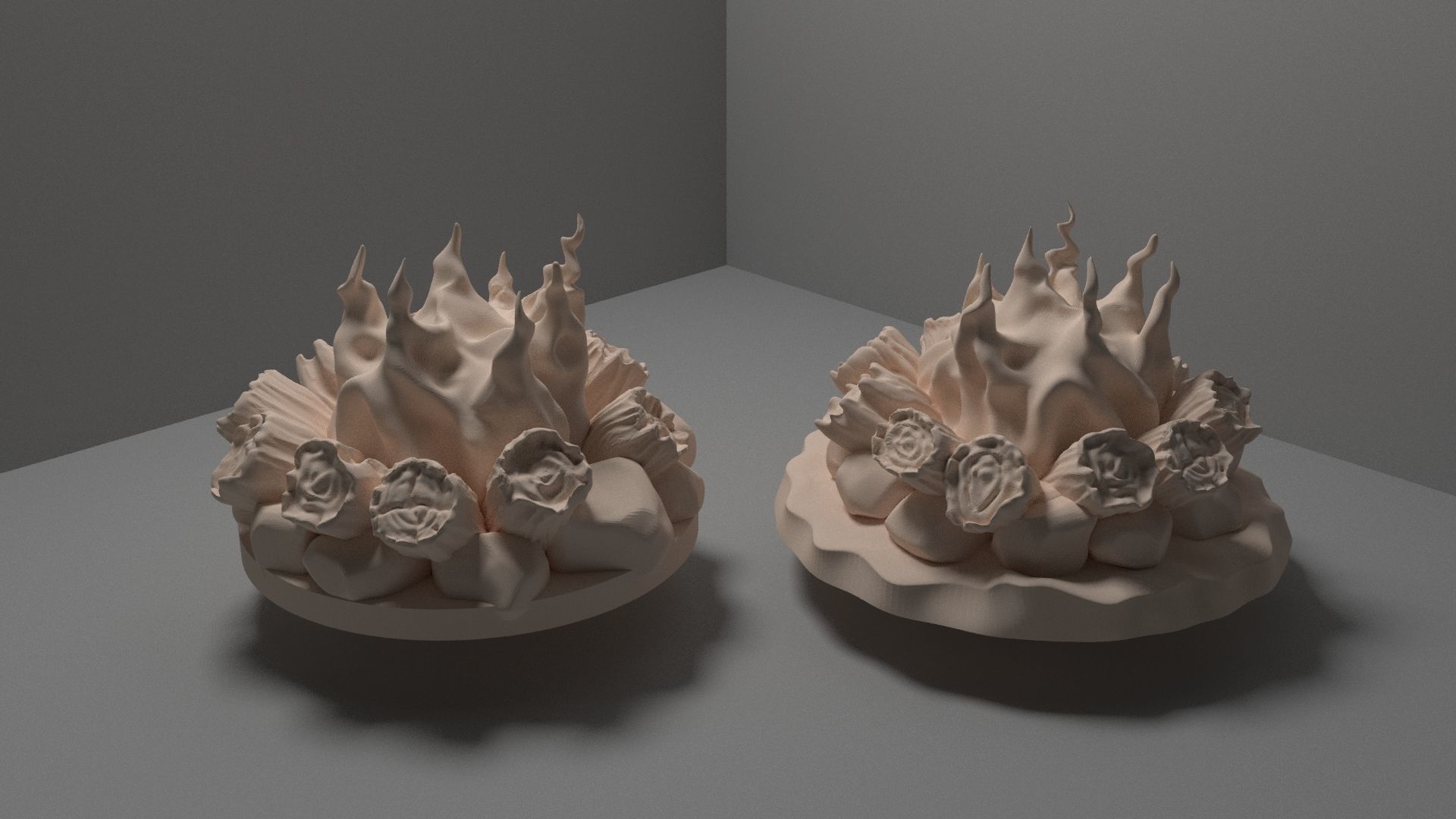 Fantasy bonfire 3D print model_2