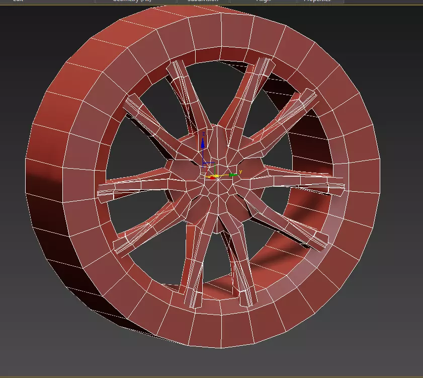 Wheel 3D model_0