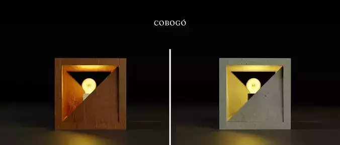 Cobogo Light Fixture 3D model