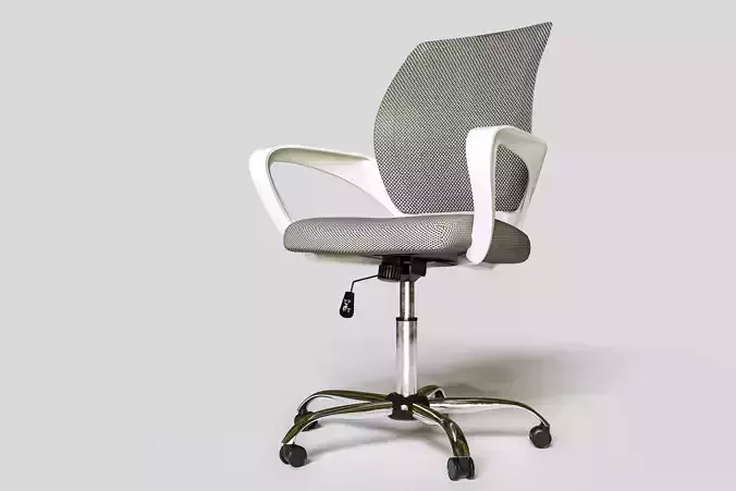 Office Chair Operative Chair SO 001 Hight and low ply versions Low-poly 3D model