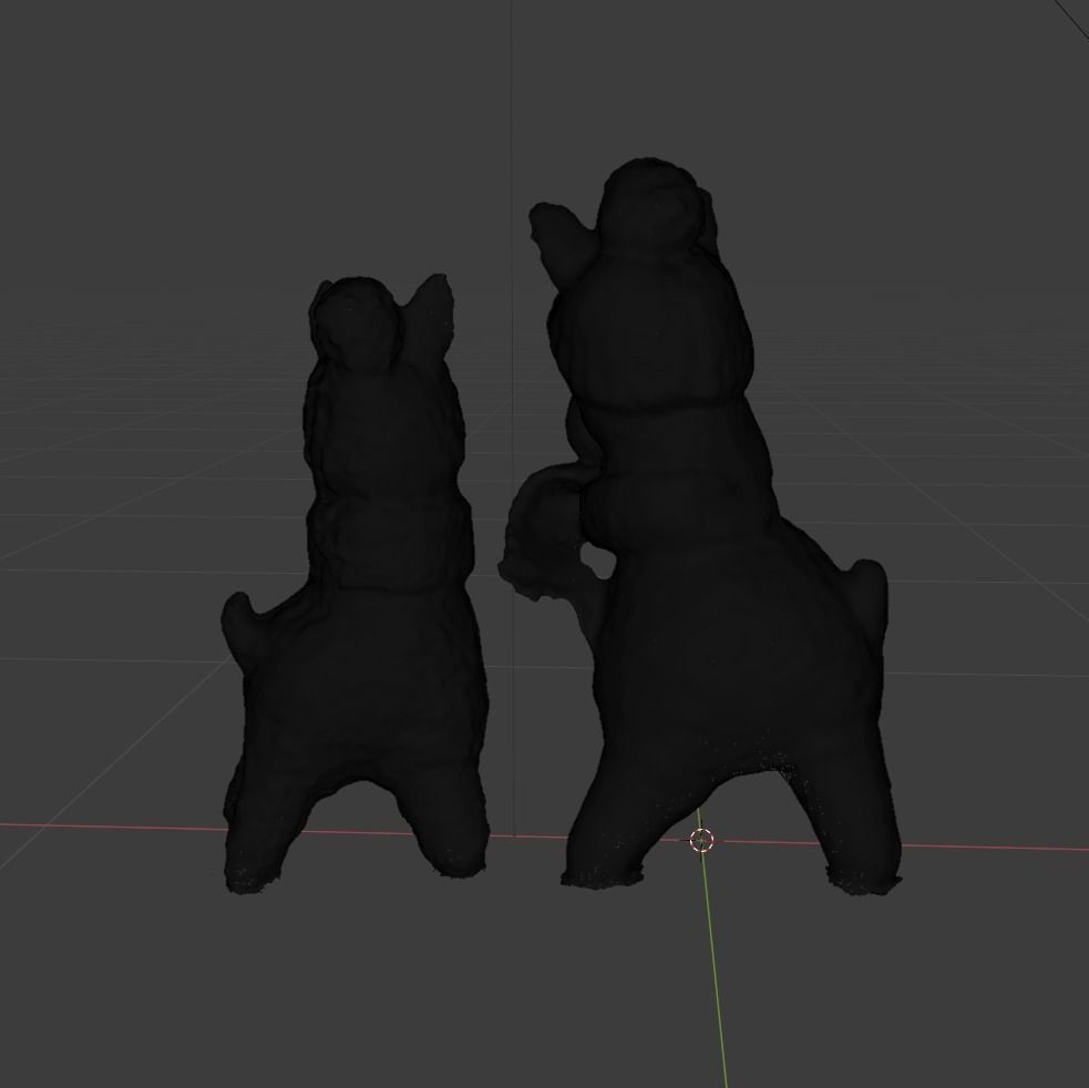 Knitted Llamas - photogrammetry 3D model_2