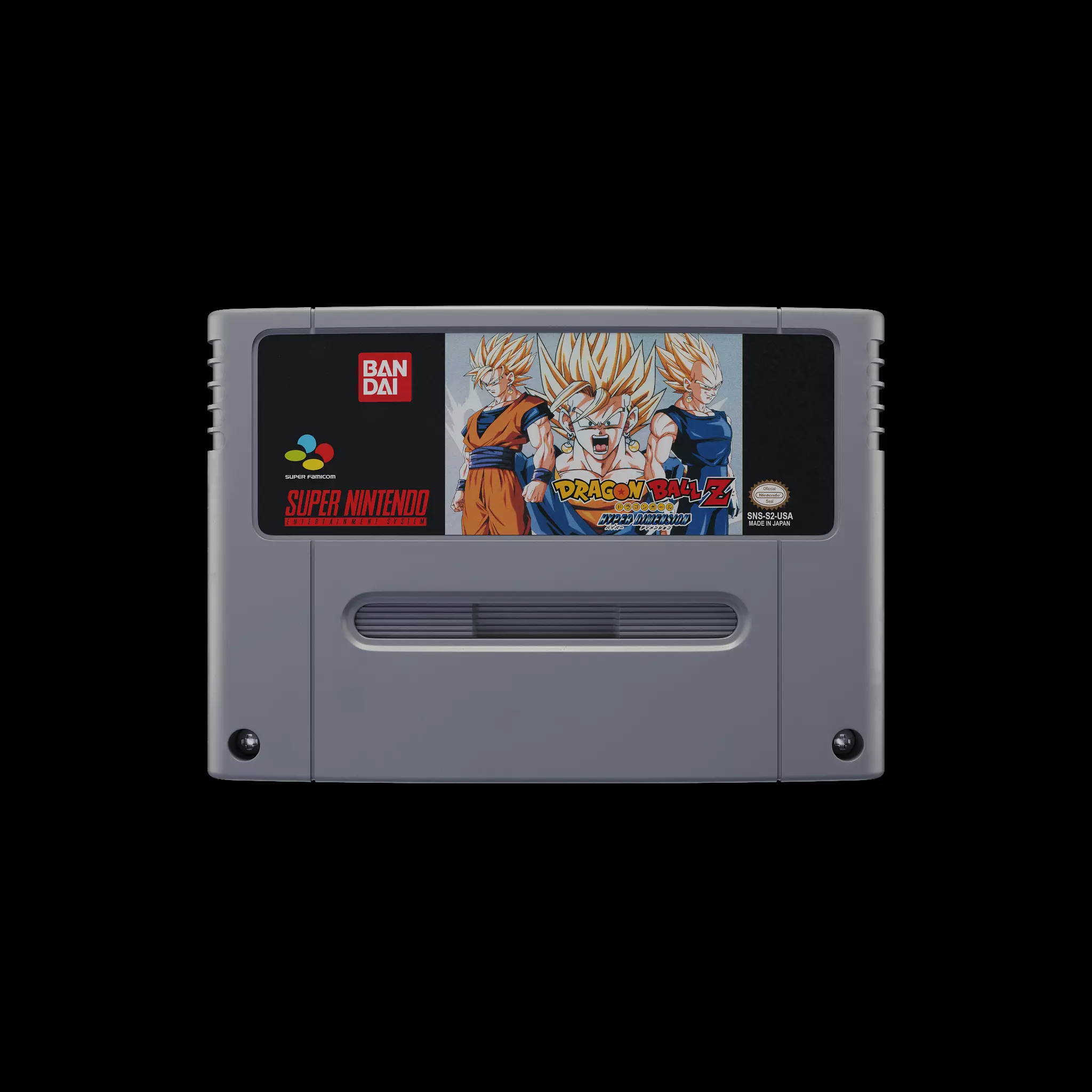 Super Nintendo Cartridge 3D model_0