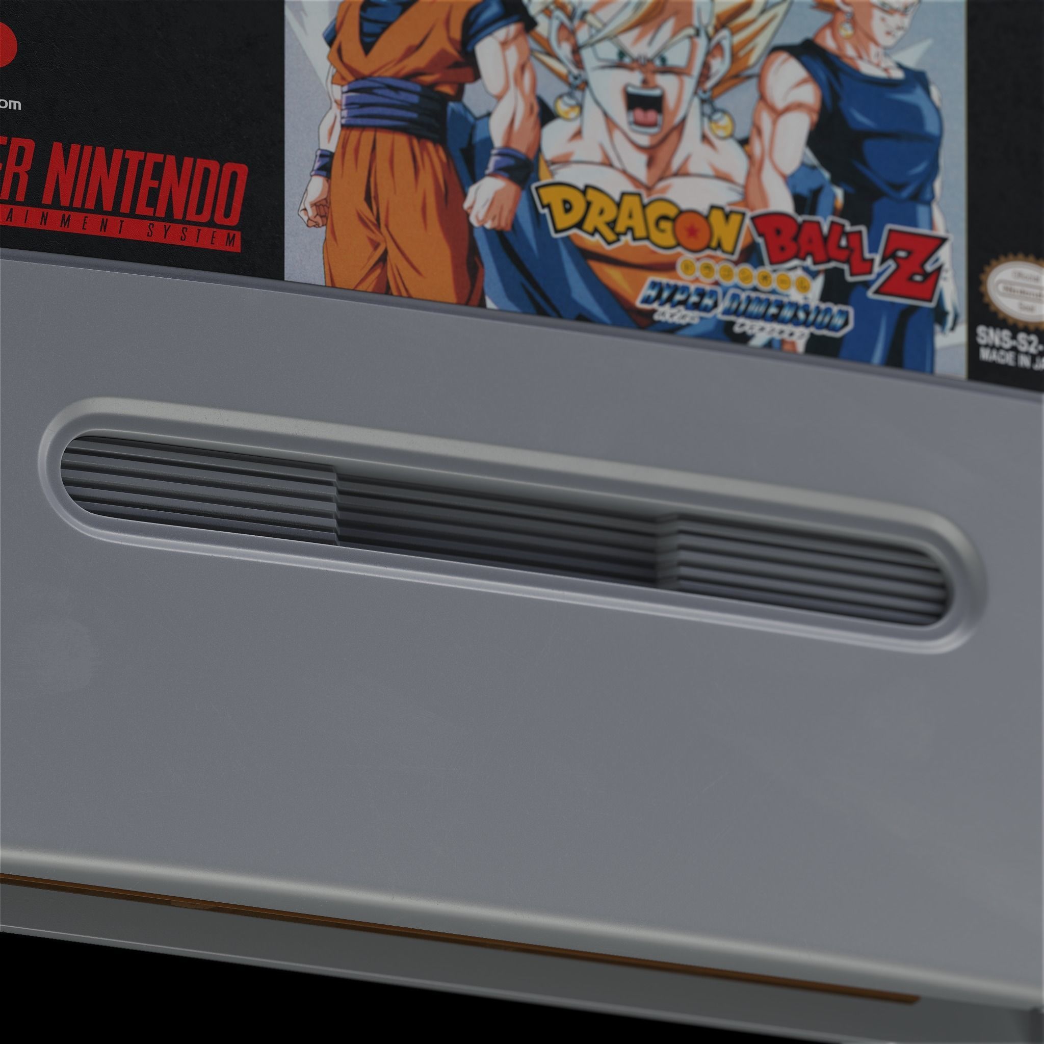 Super Nintendo Cartridge 3D model_5