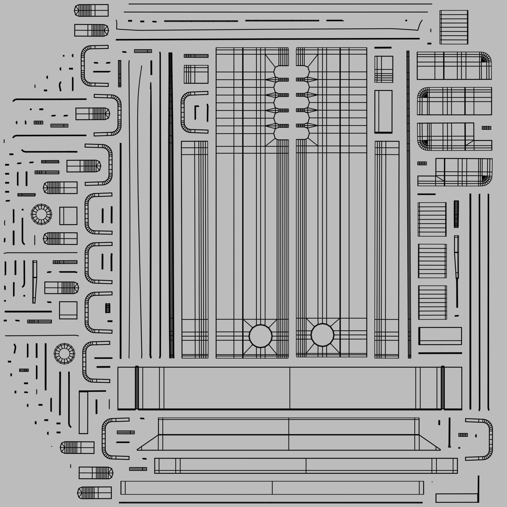 Super Nintendo Cartridge 3D model_14