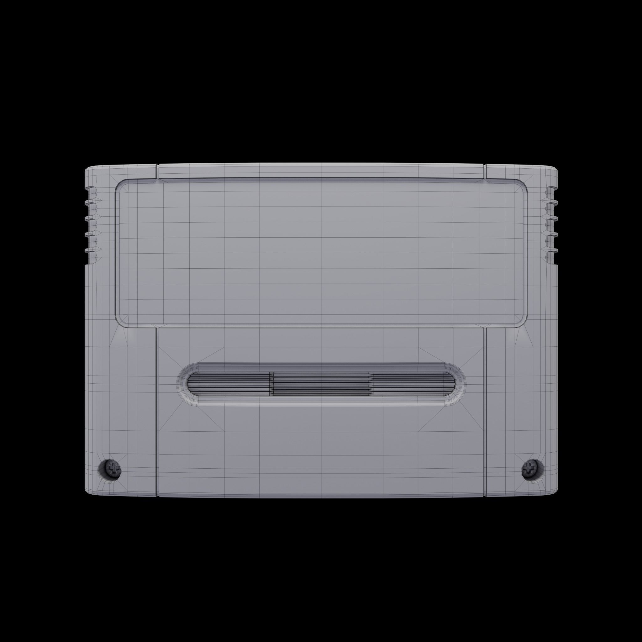 Super Nintendo Cartridge 3D model_6