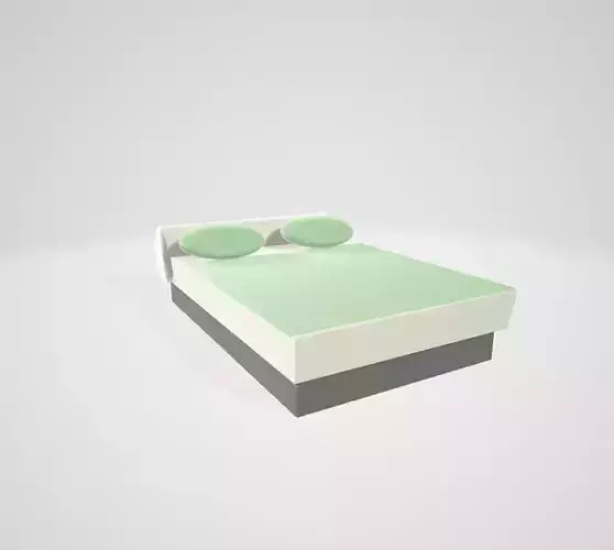 Polygon Bed Free 3D model