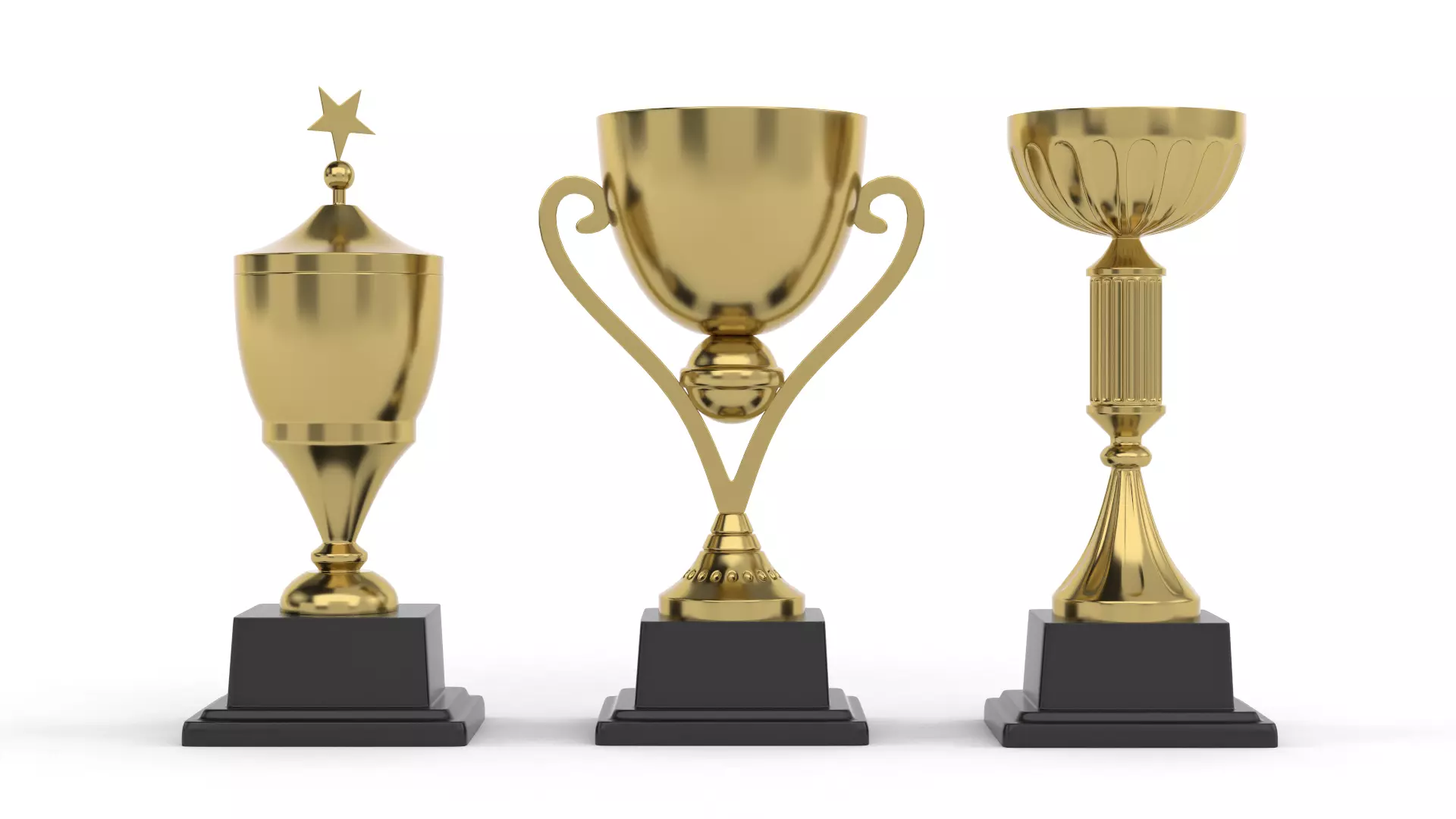 Cups Trophy 3D model_0