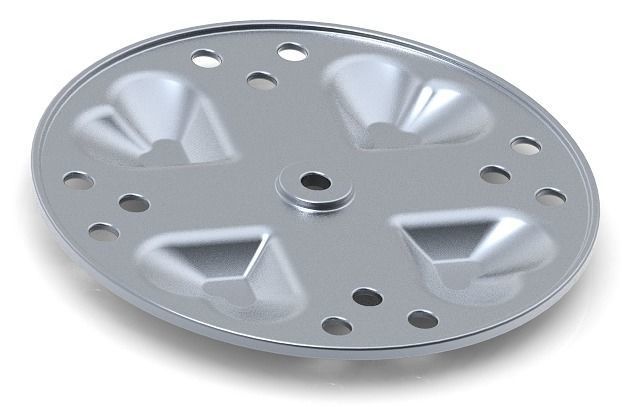 Heart Shape Idly Stand 3D print model_1