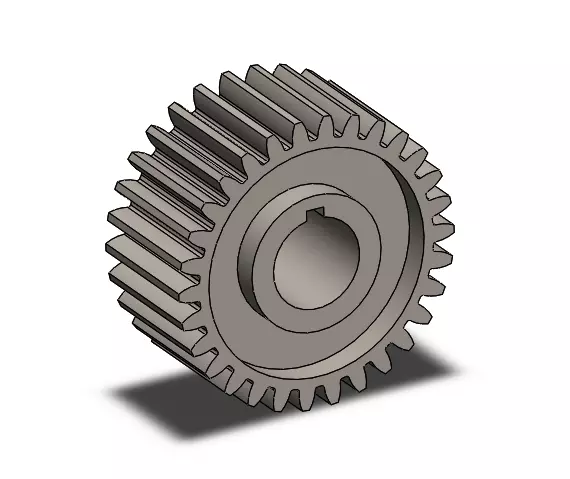 gear 3D model Free 3D print model_0