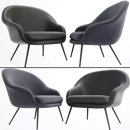 Bat Lounge Chair Low Back
