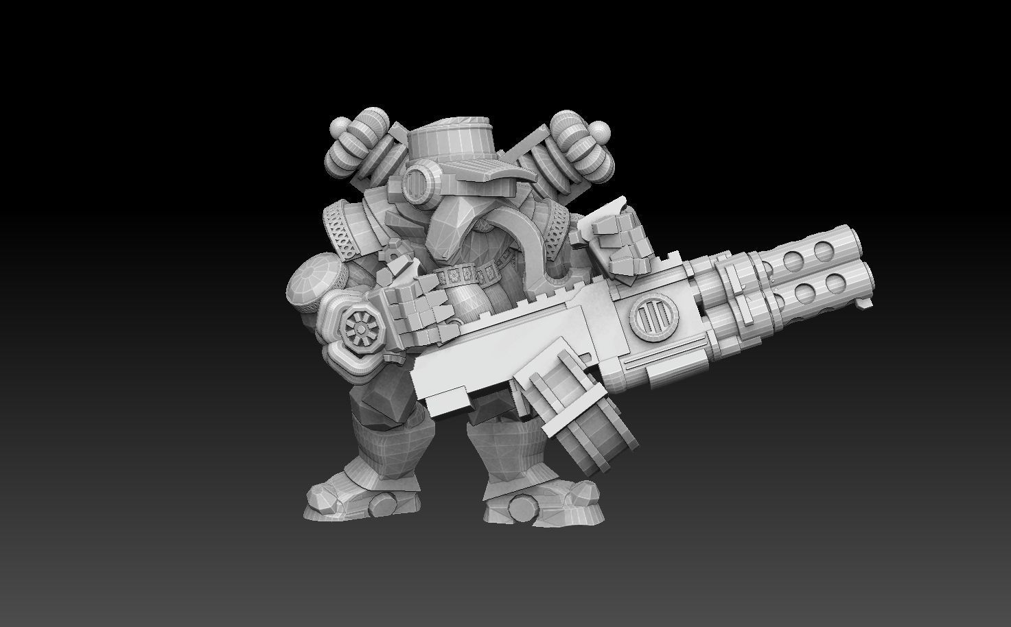 Astroknight Dwarves Heavy Squad 3D print model_1