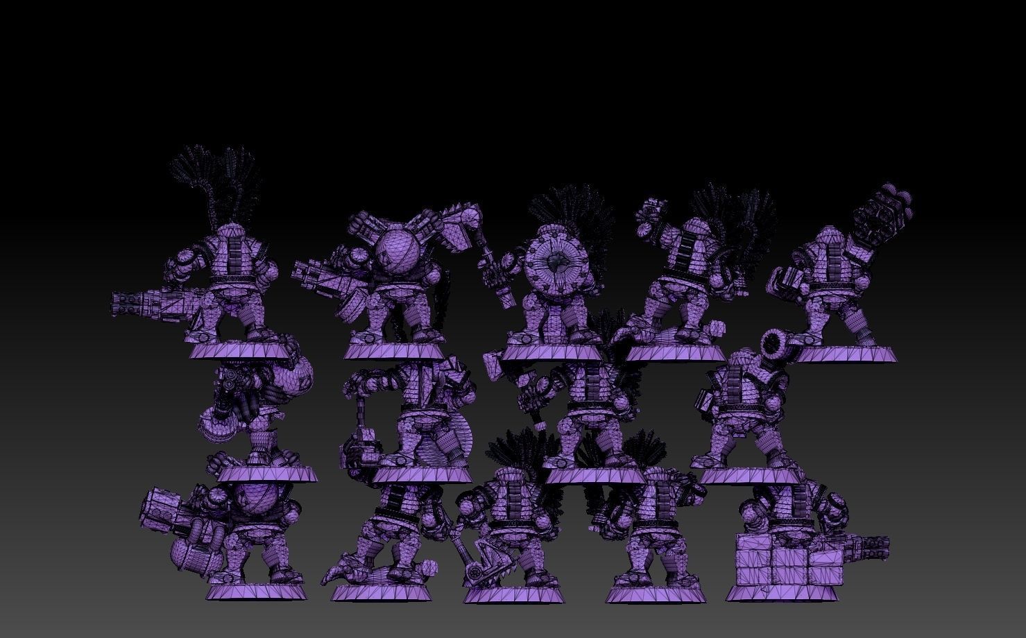 Astroknight Dwarves Heavy Squad 3D print model_22