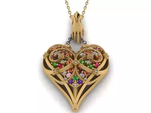 Magerit heart   3D print model