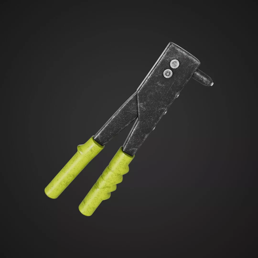 Riveter Low-poly 3D model