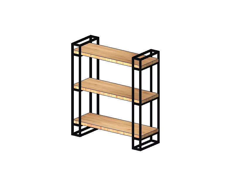 book shelf 03N 3D model