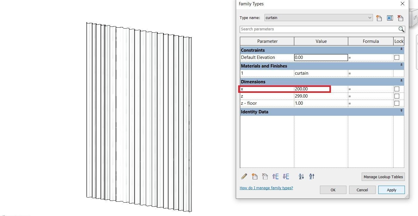 curtain door with vertical bars Free 3D model_2