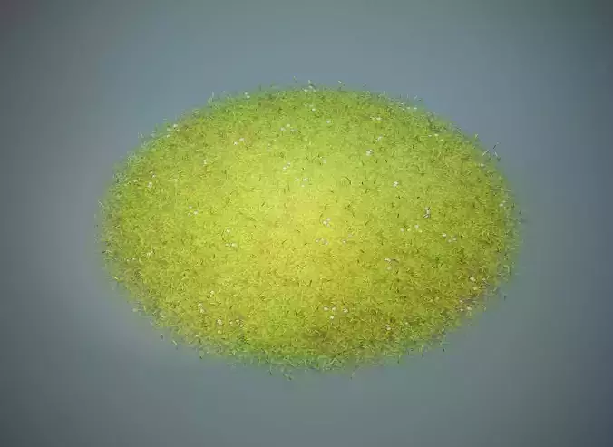 Cartoon Grass 3D Model Low-poly 3D model