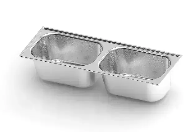 Double Bowl Kitchen Sink 3D print model