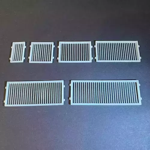 WINDOW SECURITY BARS 7MM SCALE O GAUGE MODEL RAILWAY 3D print model