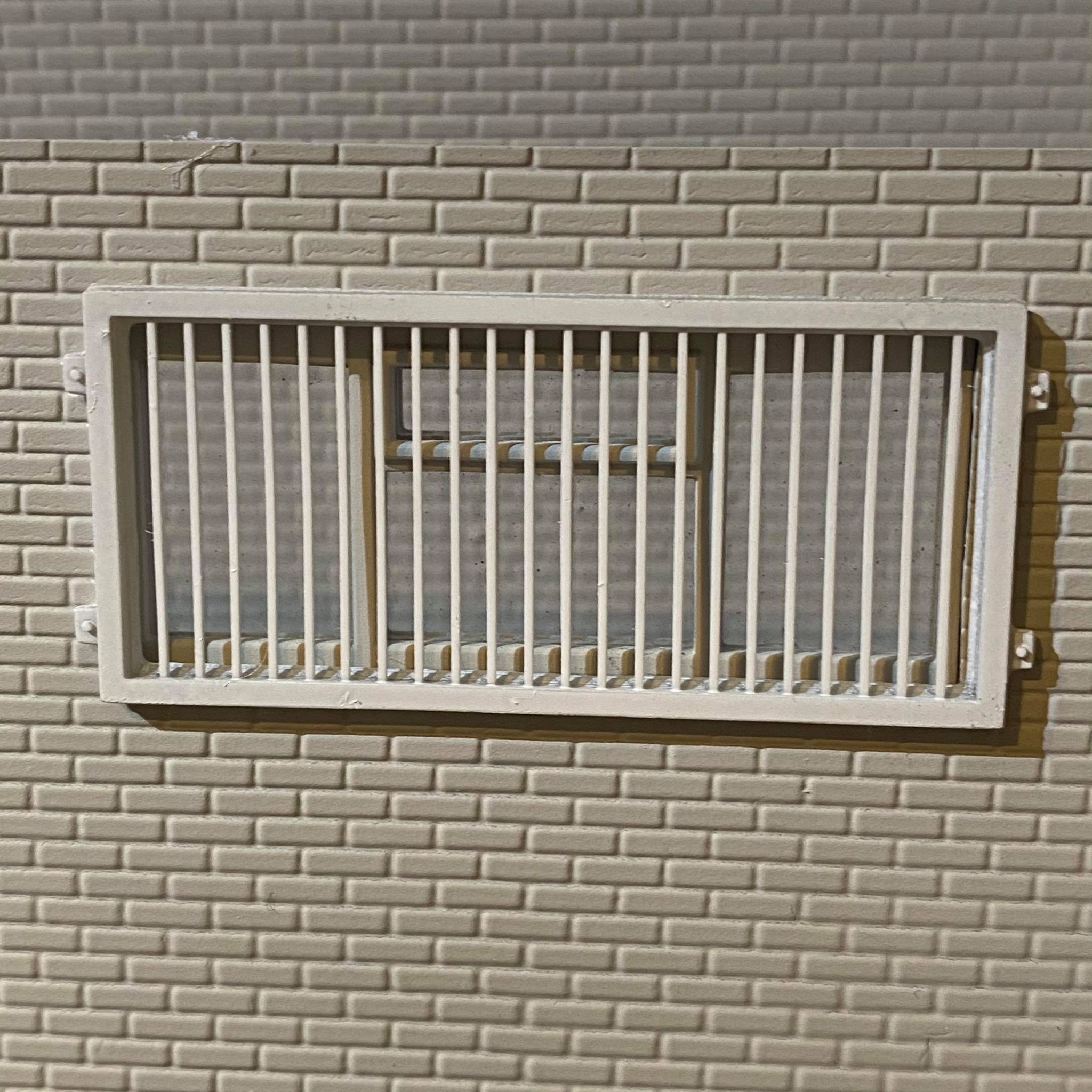 WINDOW SECURITY BARS 7MM SCALE O GAUGE MODEL RAILWAY 3D print model_1