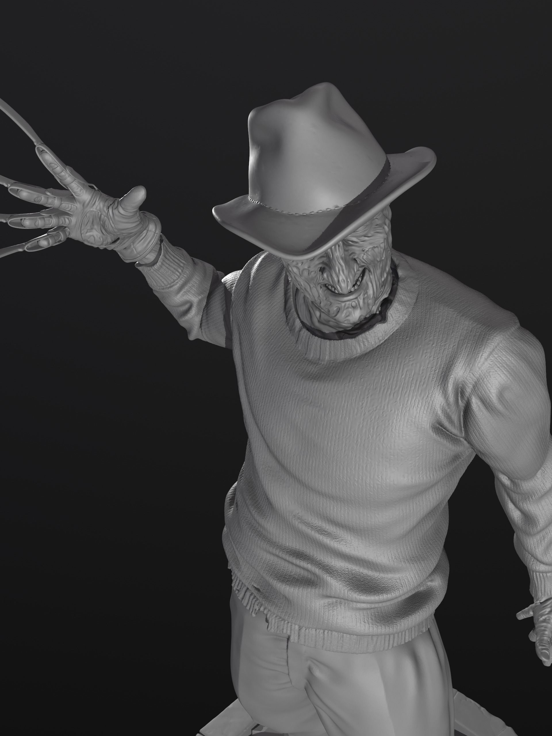 FREDDY KRUEGER printable 3D figure 3D print model_7