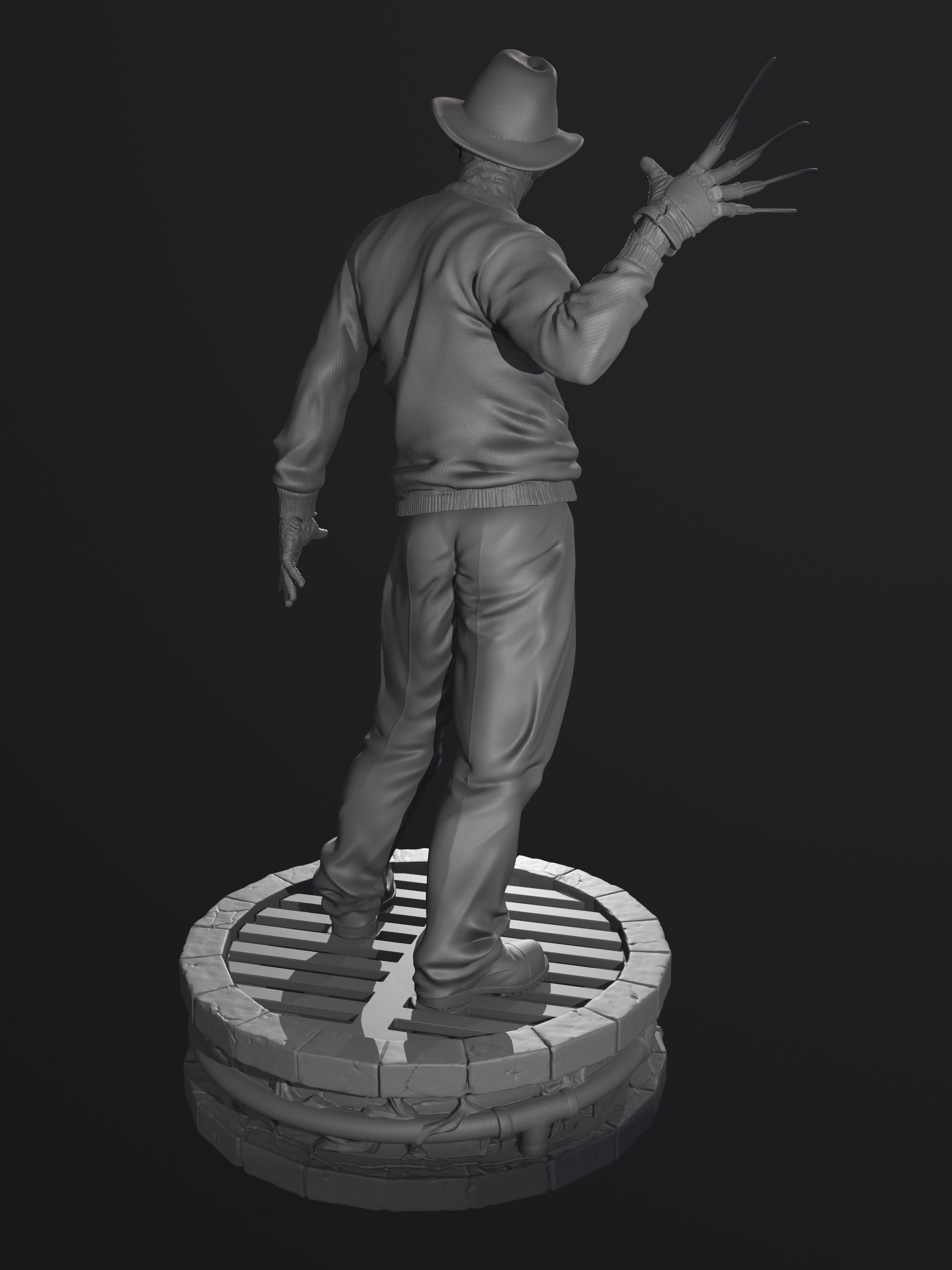 FREDDY KRUEGER printable 3D figure 3D print model_2
