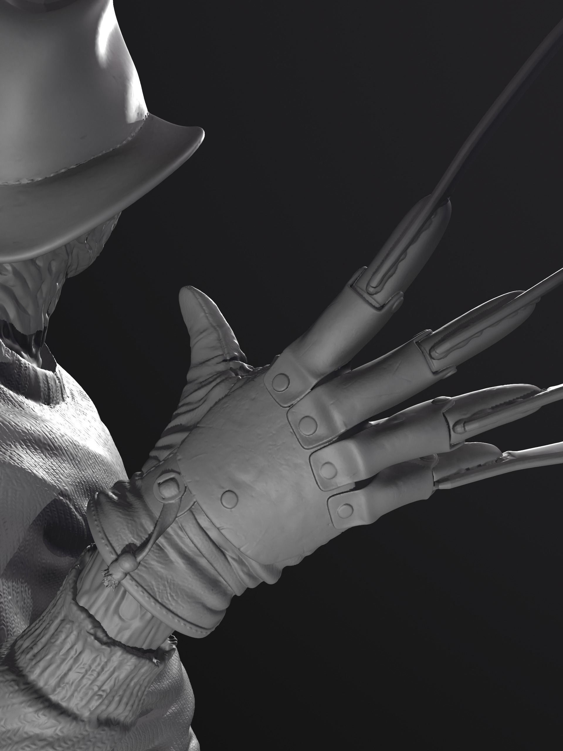 FREDDY KRUEGER printable 3D figure 3D print model_8
