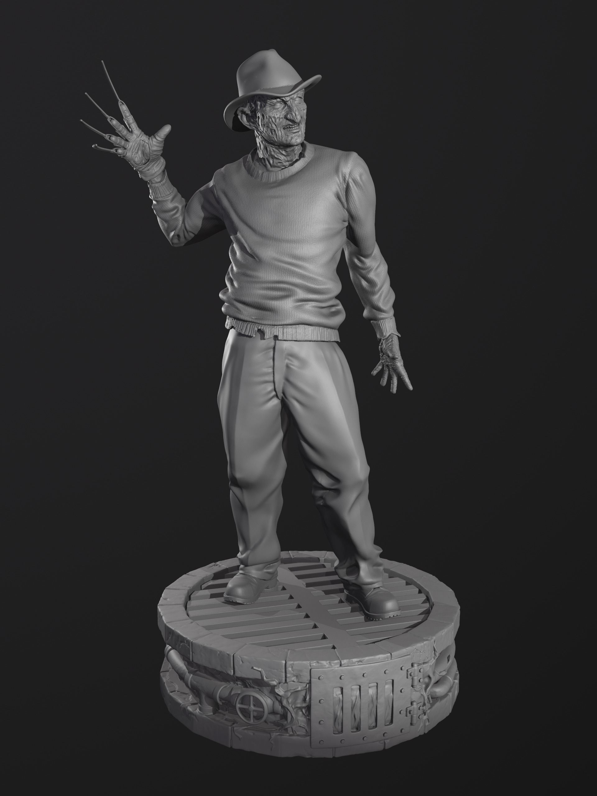 FREDDY KRUEGER printable 3D figure 3D print model_5