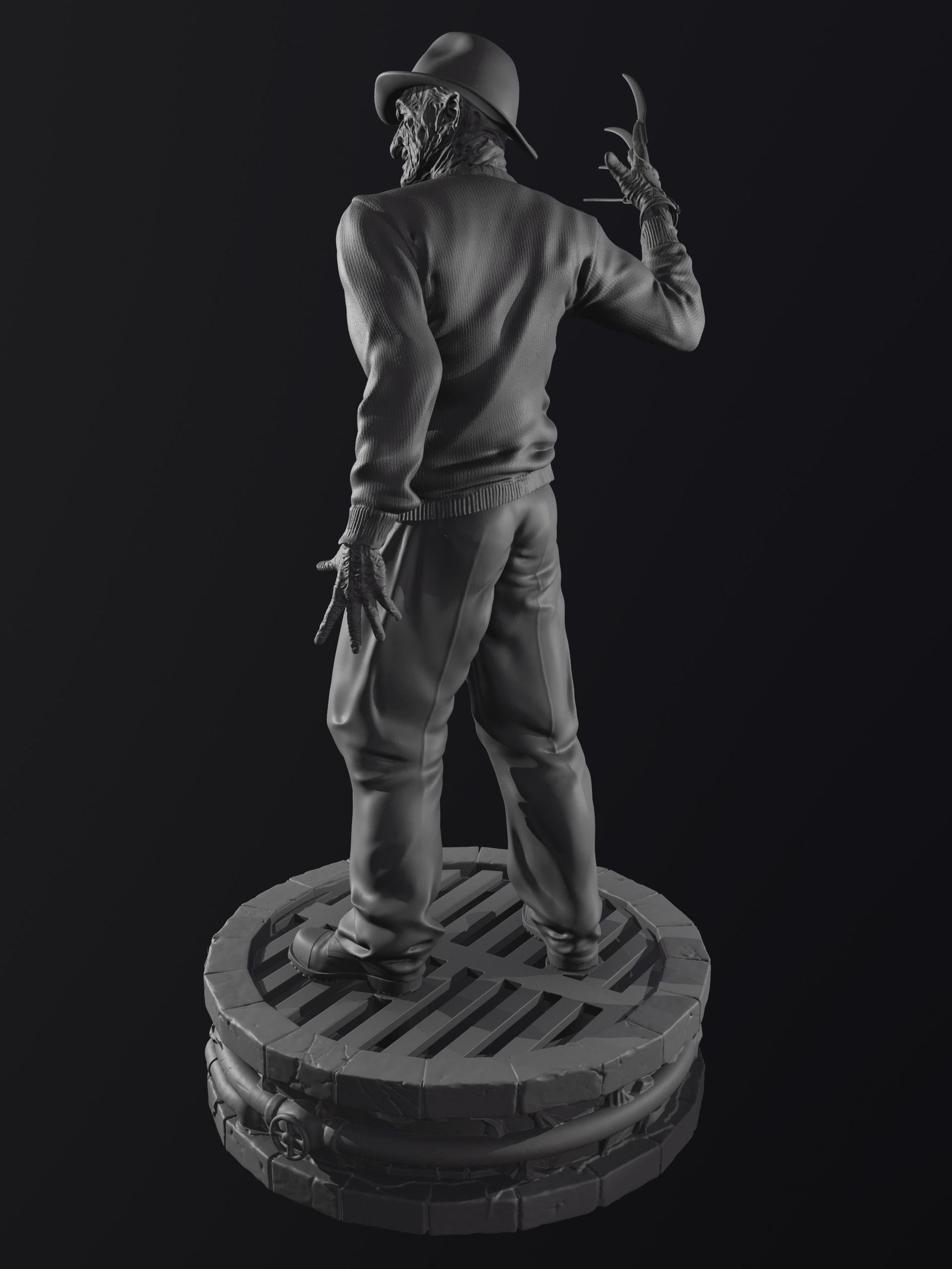 FREDDY KRUEGER printable 3D figure 3D print model_4