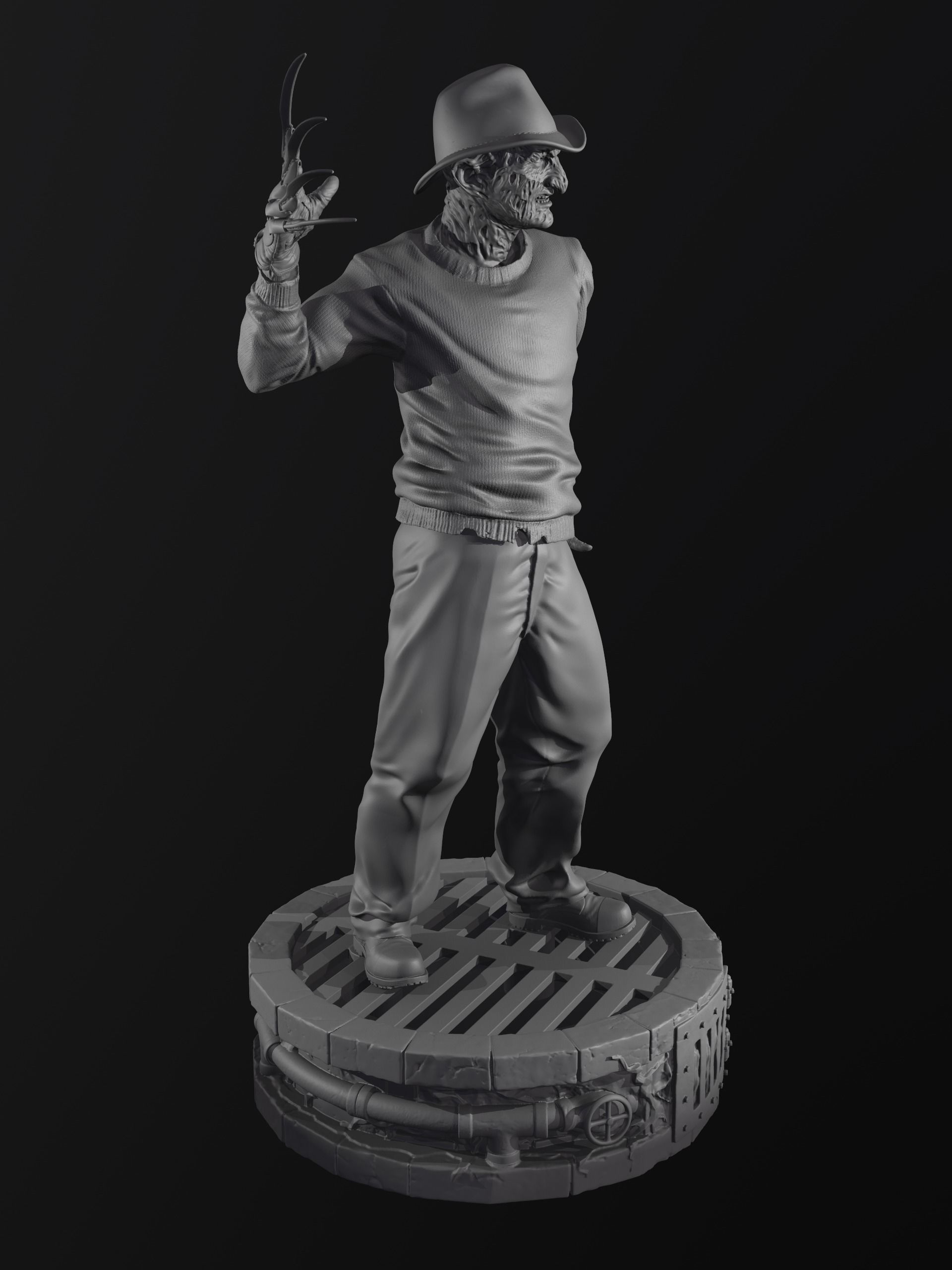 FREDDY KRUEGER printable 3D figure 3D print model_1