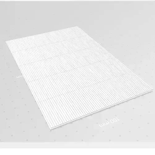 CORRUGATED PROFILE CLADDING LARGE 7MM SCALE O GAUGE MODEL 3D print model