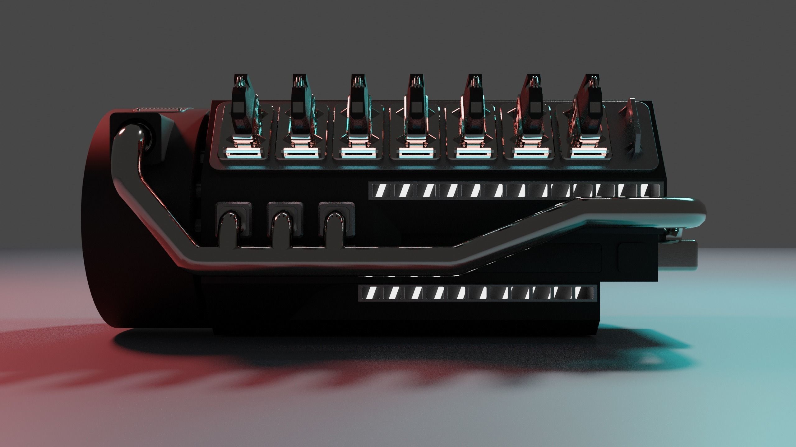 3D model Futuristic sci-fi engine 3D model_4